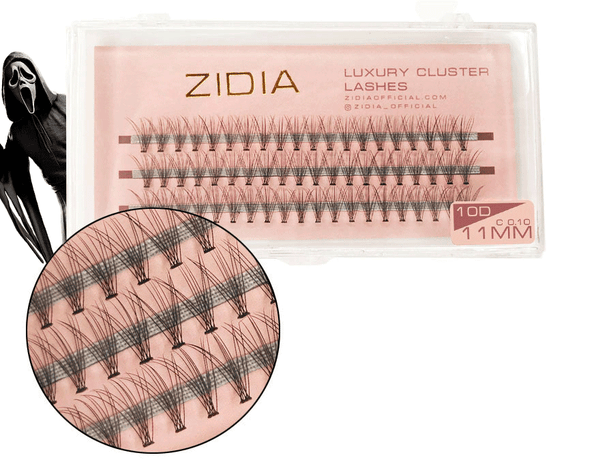 ZIDIA Cluster Lashes 10D C 0,10 (3 стрічки, розмір 11 мм)