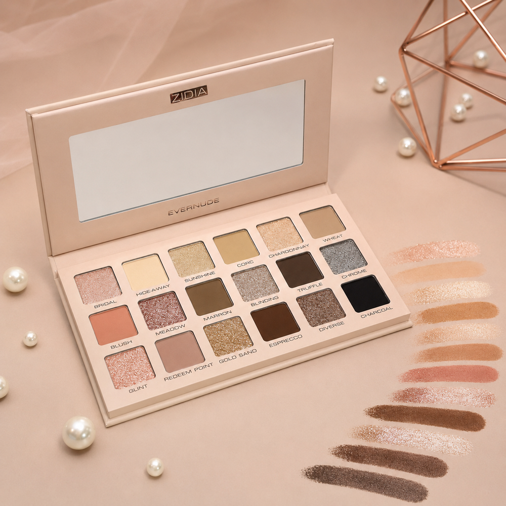 ZIDIA Eyshadow Palette Evernude палетка тіней
