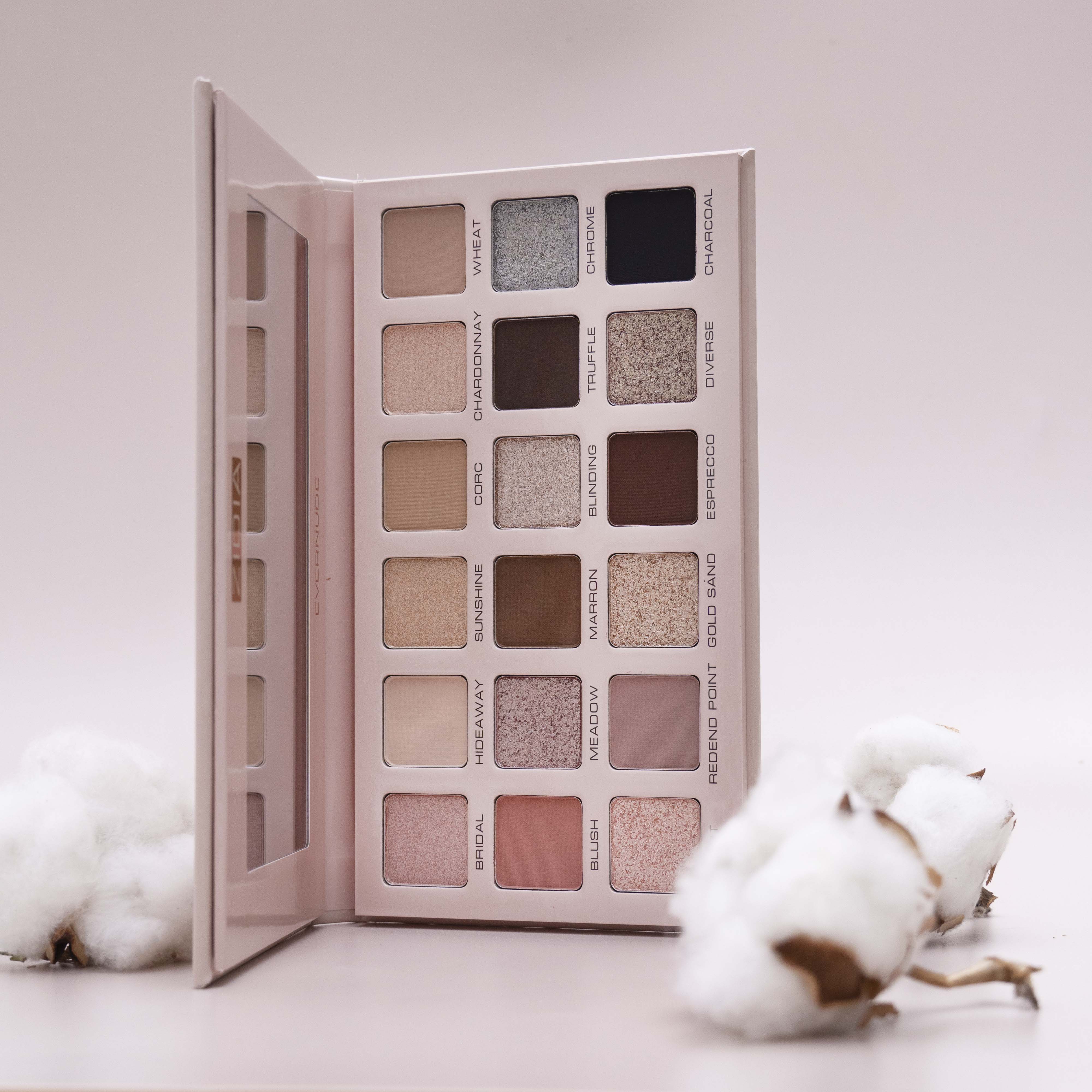 ZIDIA Eyshadow Palette Evernude палетка тіней – zidiaofficial