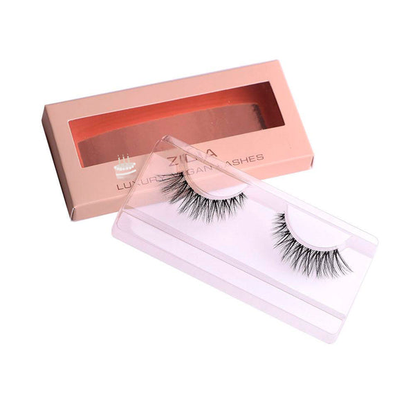ZIDIA Lashes Red Carpet Collection, style Catherine (clear band) 1 pair, багаторазові