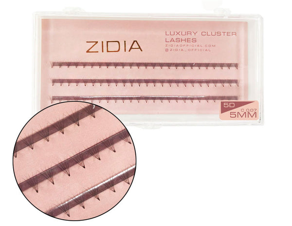 ZIDIA Lower Lashes 5D C 0.7 (3 strips, size 5 mm)