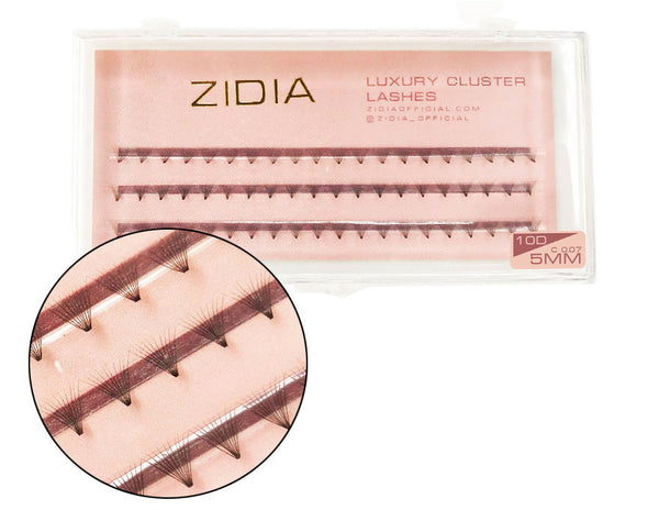 ZIDIA Lower Lashes 10D C 0.7 (3 strips, size 5 mm)