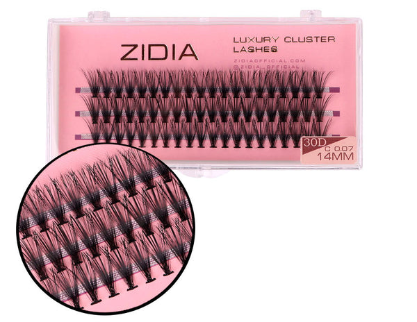 ZIDIA Cluster Lashes 30D C 0,07 (3 стрічки, розмір 14 мм)