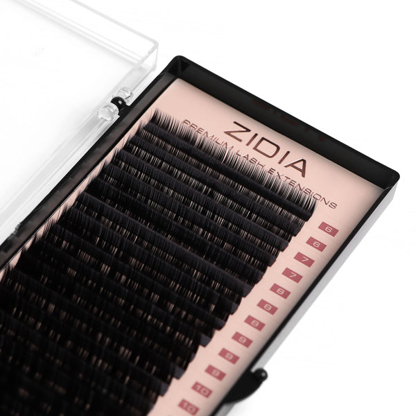 ZIDIA Premium Lash Extensions - eyelash extensions (20 strips) M0.1 x MIX (6-13 mm)