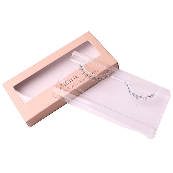 ZIDIA Lower Lashes, style Alaska (clear band) 1 pair, стрічкові, багаторазові