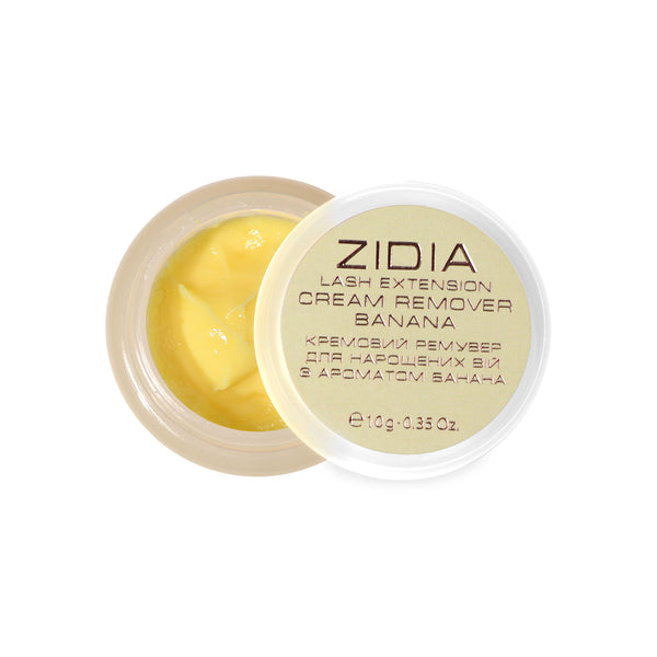 ZIDIA Cream Remover Banana, кремовий ремувер для нарощених вій з ароматом банана, 10 г
