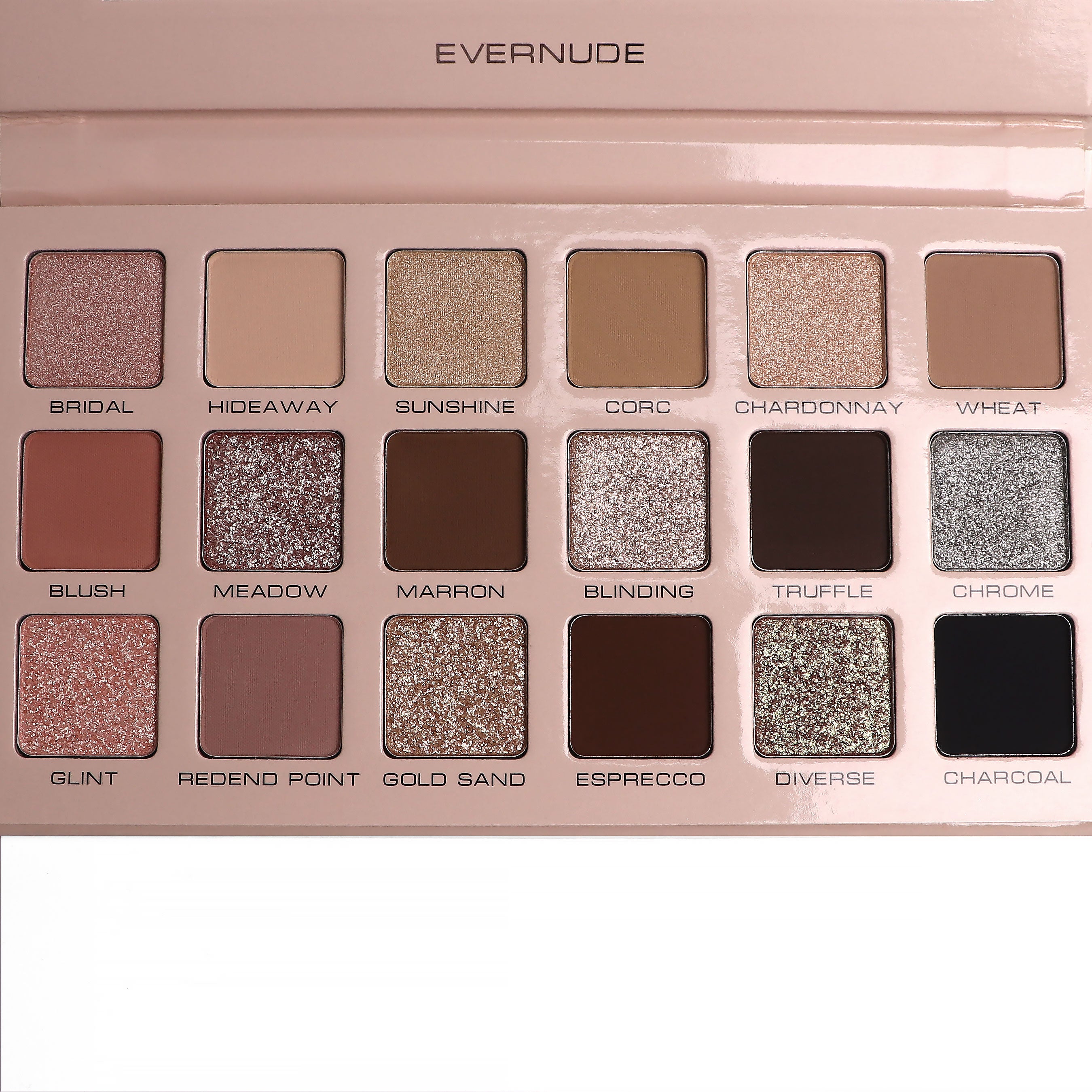 ZIDIA Eyshadow Palette Evernude палетка тіней – zidiaofficial